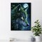 Wolf Diamond Art Kits for Adults, Wolf Forest 5D Diamond Painting Kit for Beginners, DIY Round Full Drill Painting with Gem Art Craft Kits for Home Wall Decor 12x 16 Inch